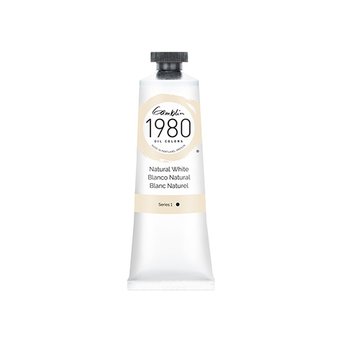 Gamblin 1980 Oil Colors S1 Natural White 37ml