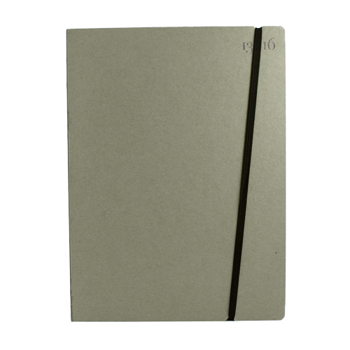 13 Sedicesimi Notebook Planner - 6.3" x 8.5" - Grey