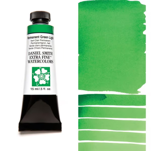 Daniel Smith Extra Fine Watercolor 15ml - Permanent Green Light