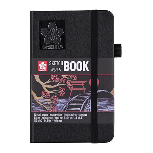 Sakura Sketch Notebook � Pocket � Black Paper