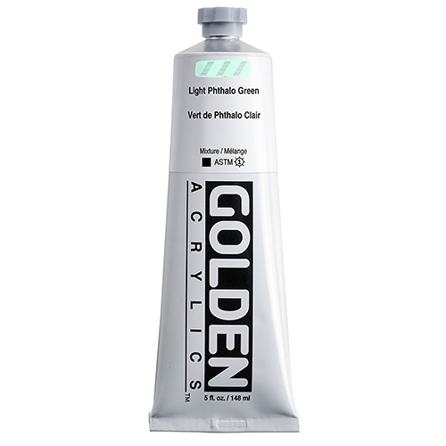 Golden Heavy Body Acrylics � 5oz � Light Phthalo Green