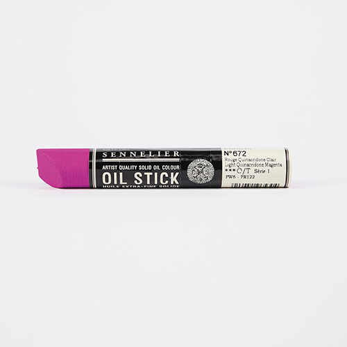 Sennelier Oil Stick 38ml - Light Quinacridone Magenta