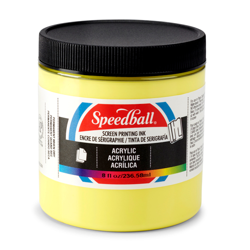 Speedball Acrylic Screen Printing Ink 8oz - Primrose Yellow