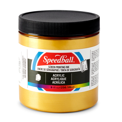 Speedball Acrylic Screen Printing Ink 8oz - Gold