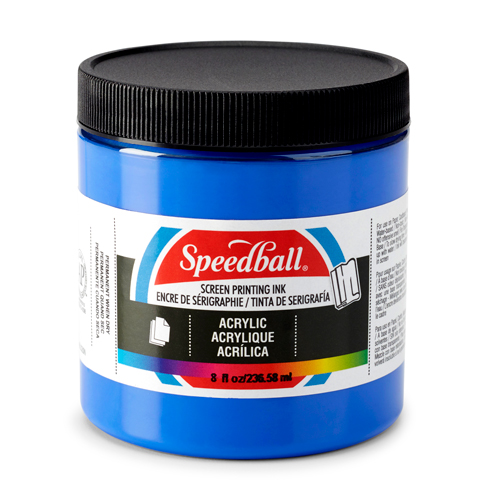 Speedball Acrylic Screen Printing Ink 8oz - Ultramarine Blue