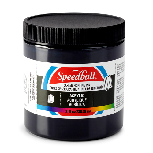 Speedball Acrylic Screen Printing Ink 8oz - Black