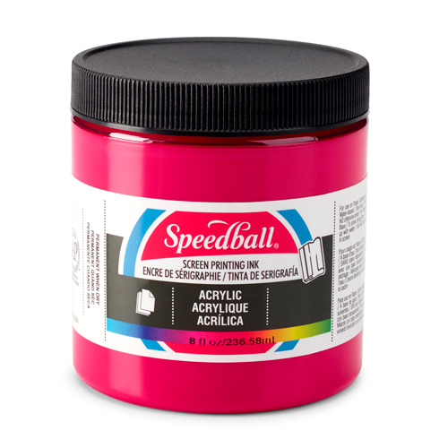 Speedball Acrylic Screen Printing Ink 8oz - Process Magenta