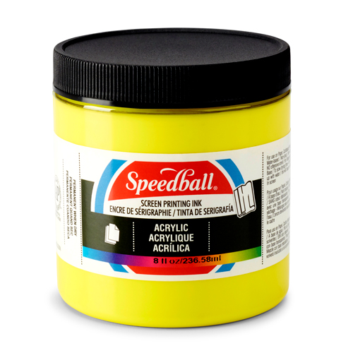 Speedball Acrylic Screen Printing Ink 8oz - Process Yellow