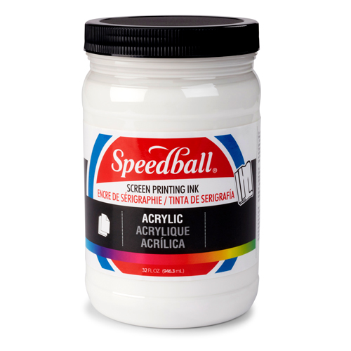 Speedball Acrylic Screen Printing Ink 32oz - White