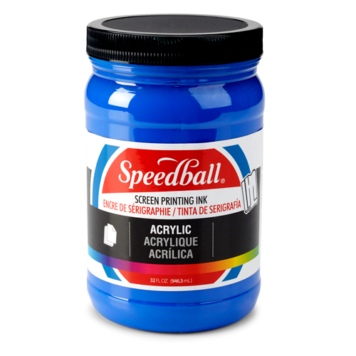Speedball Acrylic Screen Printing Ink 32oz - Ultramarine Blue