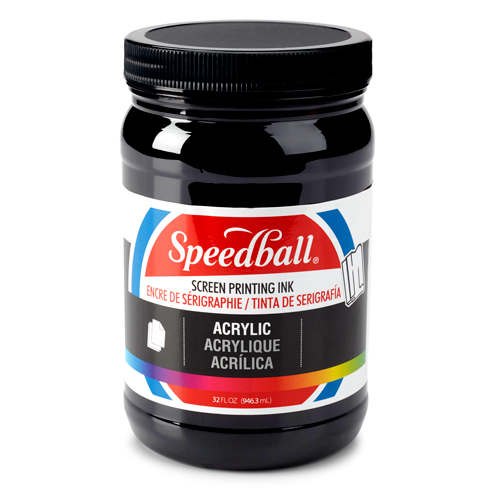 Speedball Acrylic Screen Printing Ink 32oz - Black