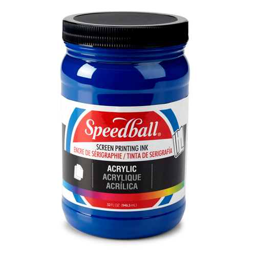 Speedball Acrylic Screen Printing Ink 32oz - Process Cyan