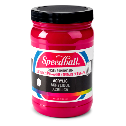 Speedball Acrylic Screen Printing Ink 32oz - Process Magenta