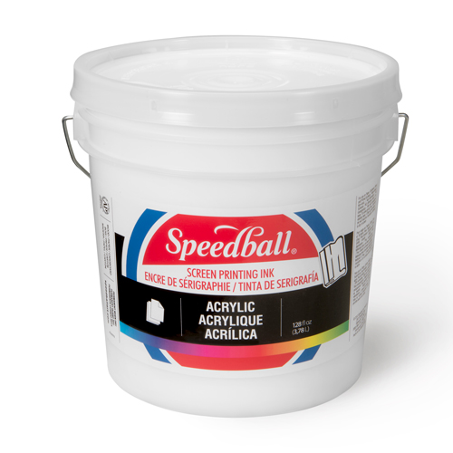 Speedball Acrylic Screen Printing Ink 128oz - White
