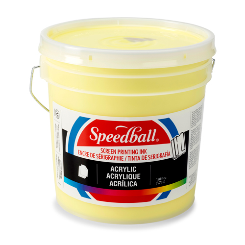 Speedball Acrylic Screen Printing Ink 128oz - Primrose Yellow