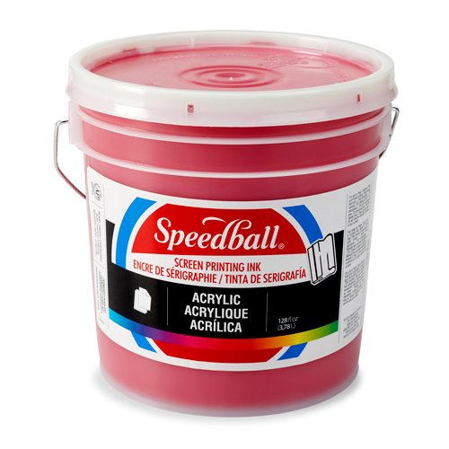 Speedball Acrylic Screen Printing Ink 128oz - Dark Red