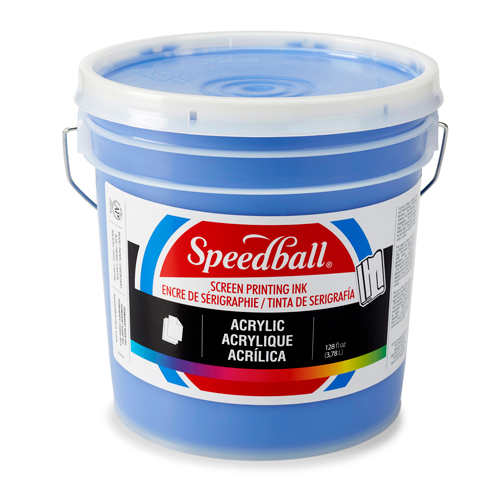 Speedball Acrylic Screen Printing Ink 128oz - Ultramarine Blue