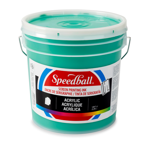 Speedball Acrylic Screen Printing Ink 128oz - Emerald Green