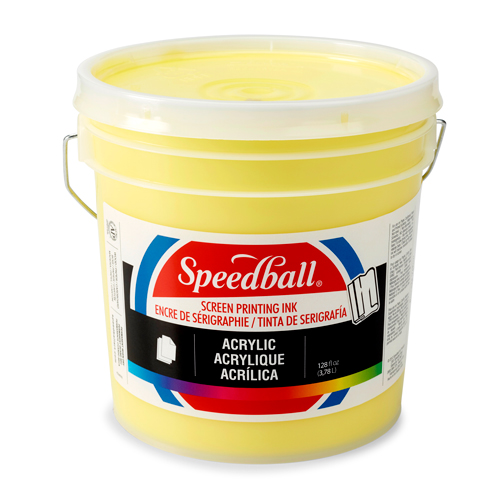 Speedball Acrylic Screen Printing Ink 128oz - Process Yellow