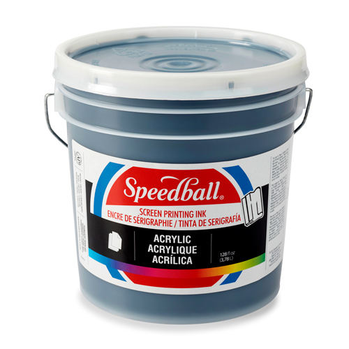 Speedball Acrylic Screen Printing Ink 128oz - Black