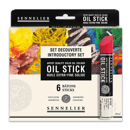 Sennelier Oil Stick - Set of 6 - Assorted Colours