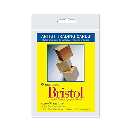 Strathmore � 300 Series Bristol Artist Trading Cards - Vellum - 2.5" x 3.5" - 20 Pack