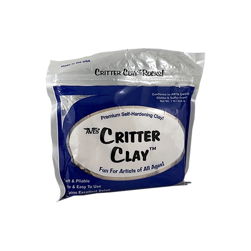 Aves Critter Clay � All-Purpose Self-Hardening Clay 1lb � White