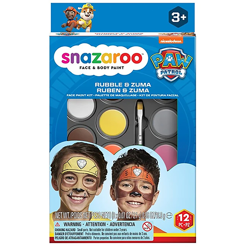Snazaroo Paw Patrol Kit � Rubble and Zuma
