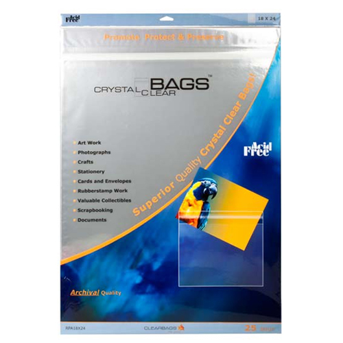 Crystal Clear Bags - 18" x 24" - Pack of 25