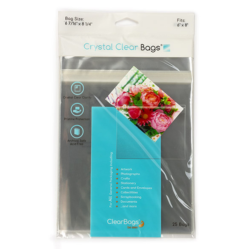Crystal Clear Bags - 6" x 8" - Pack of 25