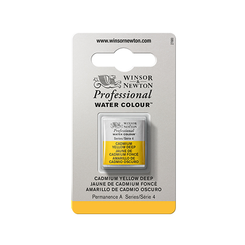 Winsor & Newton Professional Watercolour � Cadmium Yellow Deep - Half Pan