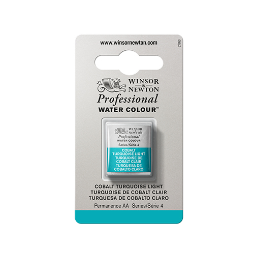 Winsor & Newton Professional Watercolour � Cobalt Turquoise Light - Half Pan
