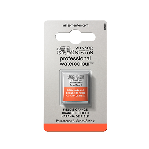 Winsor & Newton Professional Watercolour � Field's Orange - Half Pan