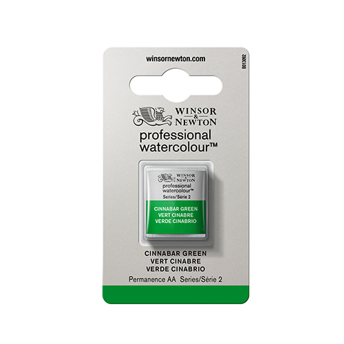 Winsor & Newton Professional Watercolour � Cinnabar Green - Half Pan
