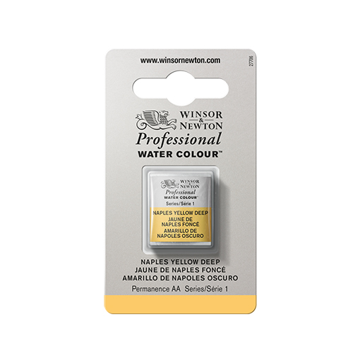 Winsor & Newton Professional Watercolour - Naples Yellow Deep - Half Pan