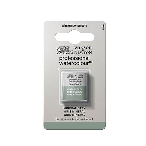 Winsor & Newton Professional Watercolour � Mineral Grey - Half Pan