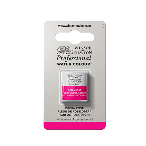 Winsor & Newton Professional Watercolour � Opera Rose - Half Pan