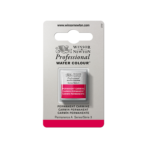 Winsor & Newton Professional Watercolour � Permanent Carmine - Half Pan