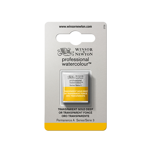 Winsor & Newton Professional Watercolour � Transparent Gold Deep - Half Pan