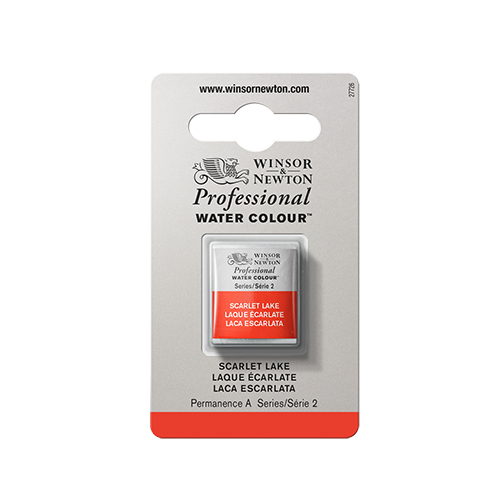 Winsor & Newton Professional Watercolour � Scarlet Lake - Half Pan