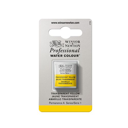 Winsor & Newton Professional Watercolour � Transparent Yellow - Half Pan