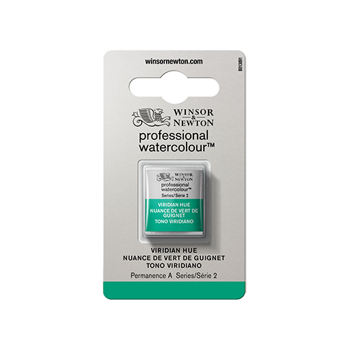 Winsor & Newton Professional Watercolour � Viridian Hue - Half Pan