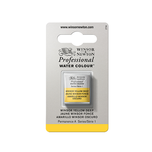 Winsor & Newton Professional Watercolour � Winsor Yellow Deep - Half Pan