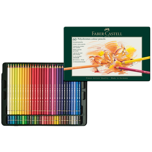 Faber-Castell Polychromos Pencils - Tin Set of 60