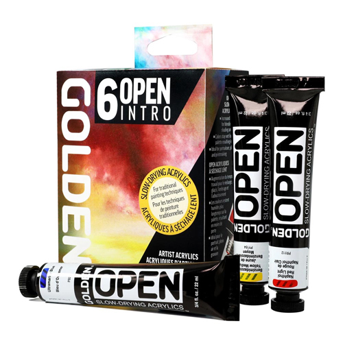 Golden Open Artists' Acrylic Intro Set of 6