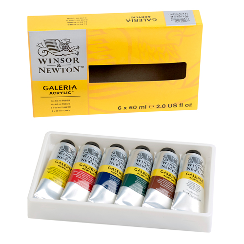 Winsor & Newton Galeria Acrylic Set of 6 x 60ml
