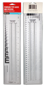 Graphic Art Type Gauge Ruler