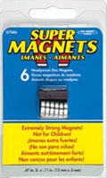 Super Magnets 0.472”dia. x .118” thick-Package/6