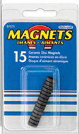 MagnetsDiscs3/8dia.x1/8thick-Package/15