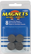 Magnets–Discs–3/4”dia.x3/16”thick-Pack/8